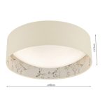 Marble Hill 2lt Flush Taupe & Multi Coloured - Image 5