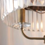 Antique Brass Cut Glass Floor Light - Image 5