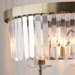 Antique Brass Cut Glass Floor Light - Image 6