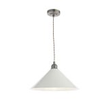 Audley End Single Pendant Bronze & Cream