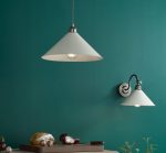 Audley End Single Pendant Bronze & Cream - Image 3