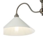 Audley End 2lt Bar Pendant Bronze & Cream - Image 2
