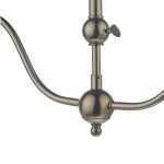 Audley End 2lt Bar Pendant Bronze & Cream - Image 3