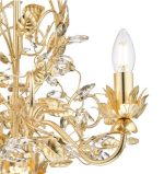 Audley End 3lt Pendant Gold Leaf - Image 3