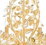 Audley End 6lt Pendant Gold Leaf - Image 3