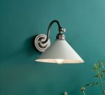 Audley End Wall Light Rubbed Bronze & Cream - Image 3