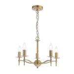 Marble Hill 5lt Armed Pendant Aged Brass (Fitting Only)