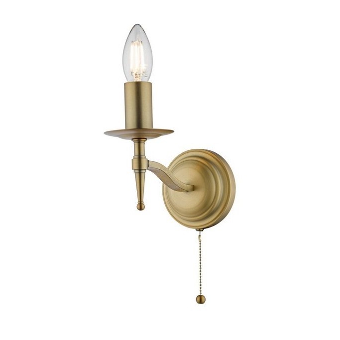 MAR0745 Marble Hill Wall Light Aged Brass (Bracket Only) - Image 1