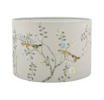Marble Hill Taupe Cotton Drum Shade 26cm - Image 3