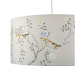 Marble Hill Taupe Cotton Drum Shade 40cm - Image 3