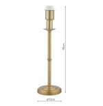 Marble Hill Table Lamp Aged Brass (Base Only) - Image 8