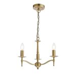 Marble Hill 3lt Armed Fitting Aged Brass (Fitting Only)