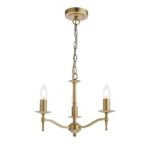 Marble Hill 3lt Armed Fitting Aged Brass (Fitting Only)