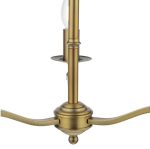 Marble Hill 3lt Armed Fitting Aged Brass (Fitting Only) - Image 3