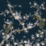 Laura Ashley Belvedere Mural Midnight