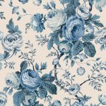 Laura Ashley Uffington Roses Dark Seaspray Wallpaper