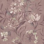 Laura Ashley Blairmore Floral Grape Wallpaper