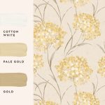 Laura Ashley Giselle Ochre Wallpaper - Image 4