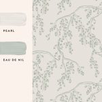 Laura Ashley Rainham Willow Sage Wallpaper - Image 4