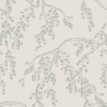 Laura Ashley Rainham Willow Sage Wallpaper
