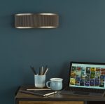 Alvaro Wall Light Antique Bronze With Brown Shade - Image 4