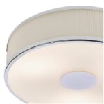 Alvaro 3lt Flush Polished Chrome With Ivory shade - Image 2