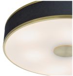 Alvaro 6lt Flush Brushed Brass With Blue Shade - Image 2