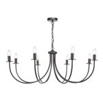 Becca 8lt Pendant Matt Black (Fitting Only)