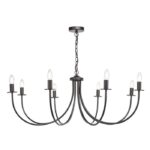 Becca 8lt Pendant Matt Black (Fitting Only)