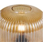 Demarius Table Lamp Amber Ribbed Glass - Image 2