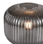 Demarius Table Lamp Smoked Ribbed Glass - Image 2