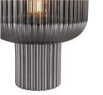 Demarius Table Lamp Smoked Ribbed Glass - Image 3