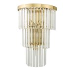 Angel 6lt Wall Light Crystal & Antique Gold - Image 3