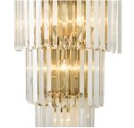 Angel 6lt Wall Light Crystal & Antique Gold - Image 2