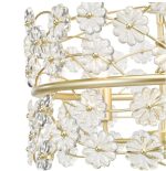 Fonda 3lt Pendant Satin Gold & Glass - Image 2