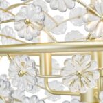 Fonda 3lt Pendant Satin Gold & Glass - Image 3