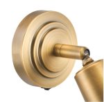 Jedrek Single Spotlight Aged Brass - Image 2