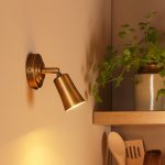 Jedrek Single Spotlight Aged Brass - Image 3