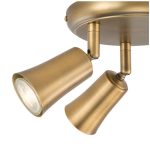 Jedrek 3lt Single Spotlight Aged Brass - Image 2