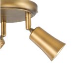 Jedrek 3lt Single Spotlight Aged Brass - Image 3