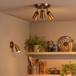 Jedrek 3lt Single Spotlight Aged Brass - Image 4