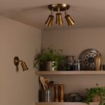 Jedrek 3lt Single Spotlight Aged Brass - Image 5