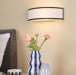 Jemima Wall Light White & White Frosted Acrylic With Shade - Image 3
