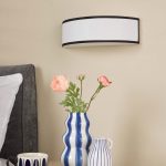 Jemima Wall Light White & White Frosted Acrylic With Shade - Image 4