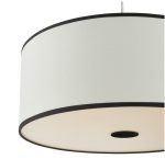 Jemima Easy Fit Pendant White & White Frosted Acrylic With Shade - Image 2