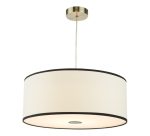 Jemima Easy Fit Pendant White & White Frosted Acrylic With Shade