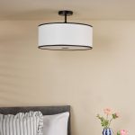 Jemima Easy Fit Pendant White & White Frosted Acrylic With Shade - Image 4