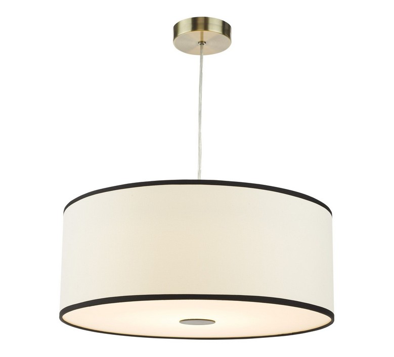 JEM6522 Jemima Easy Fit Pendant White & White Frosted Acrylic With Shade - Image 1