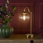 Jocelyn Table Lamp Natural Brass & Glass - Image 3