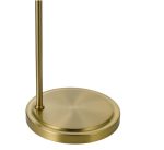 Jocelyn Floor Lamp Natural Brass & Glass - Image 3